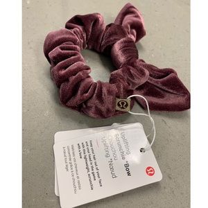 RARE Lululemon velvet bow scrunchie